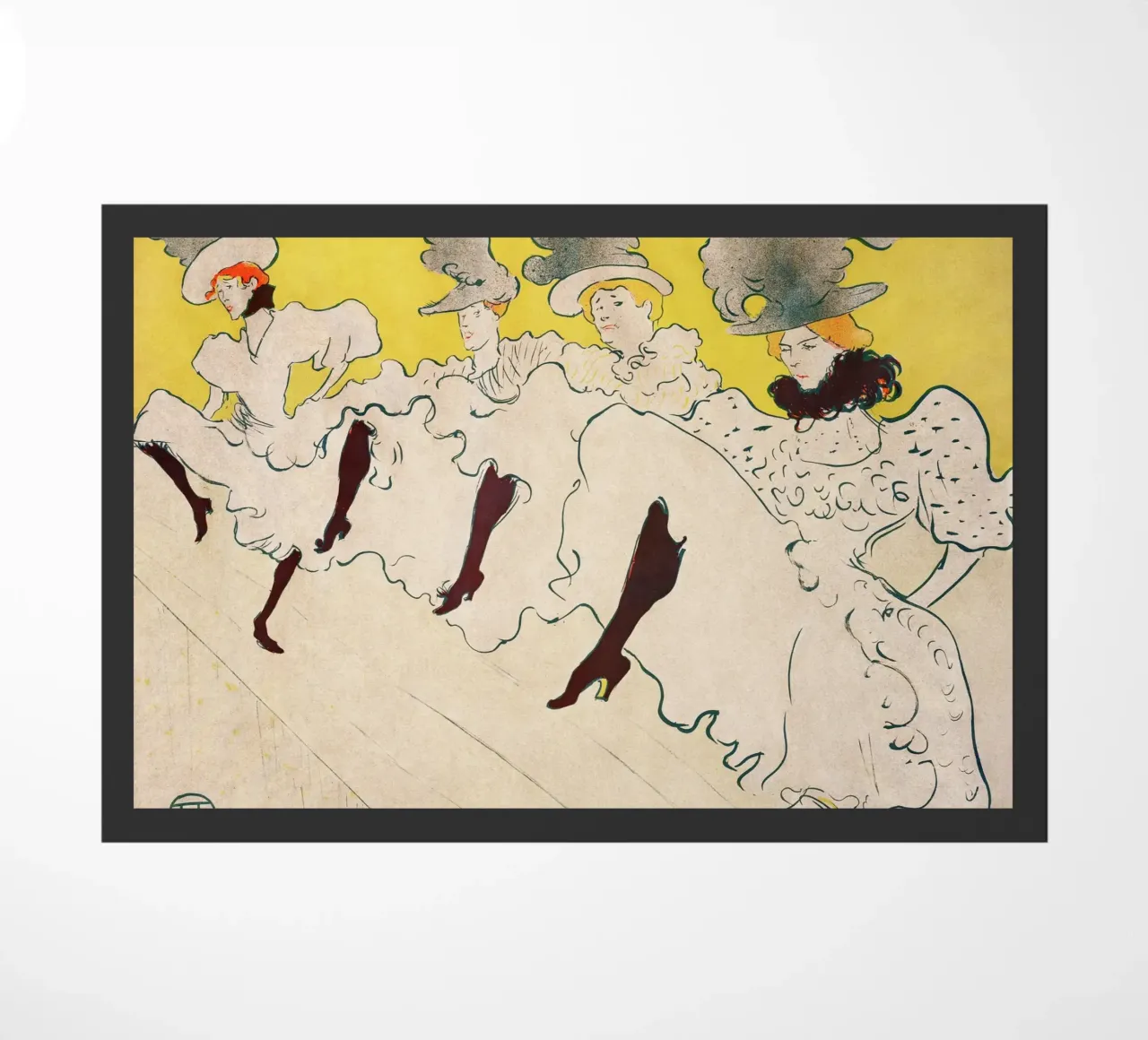 Toulouse-Lautrec Dancers | Art Nouveau Poster Print zerbino da NorwesClub