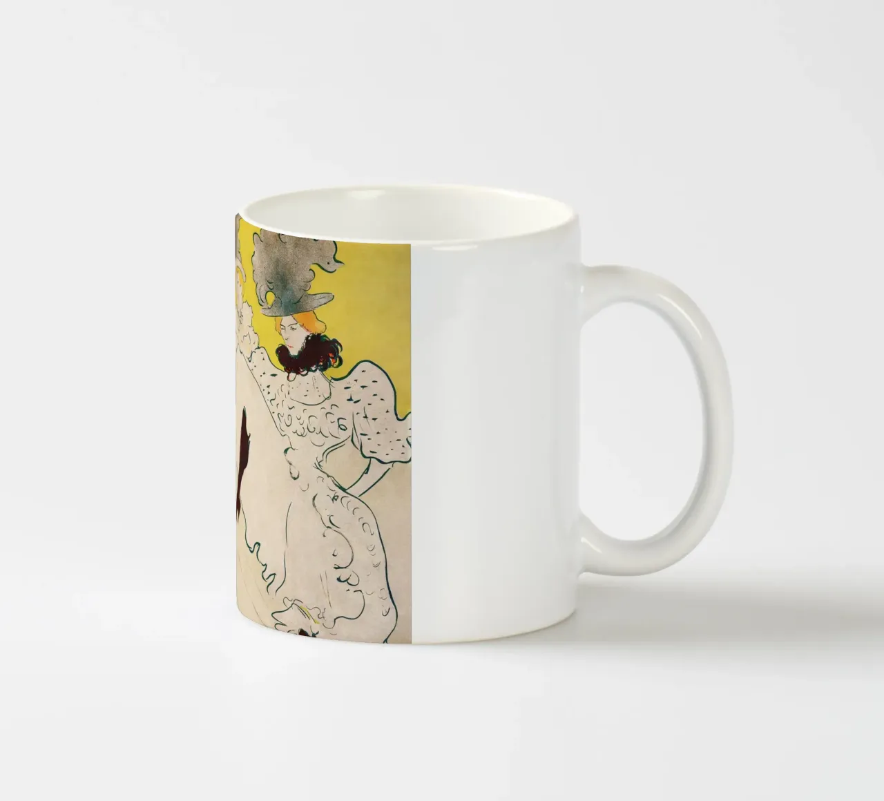Toulouse-Lautrec Dancers | Art Nouveau Poster Print tazza in ceramica da NorwesClub