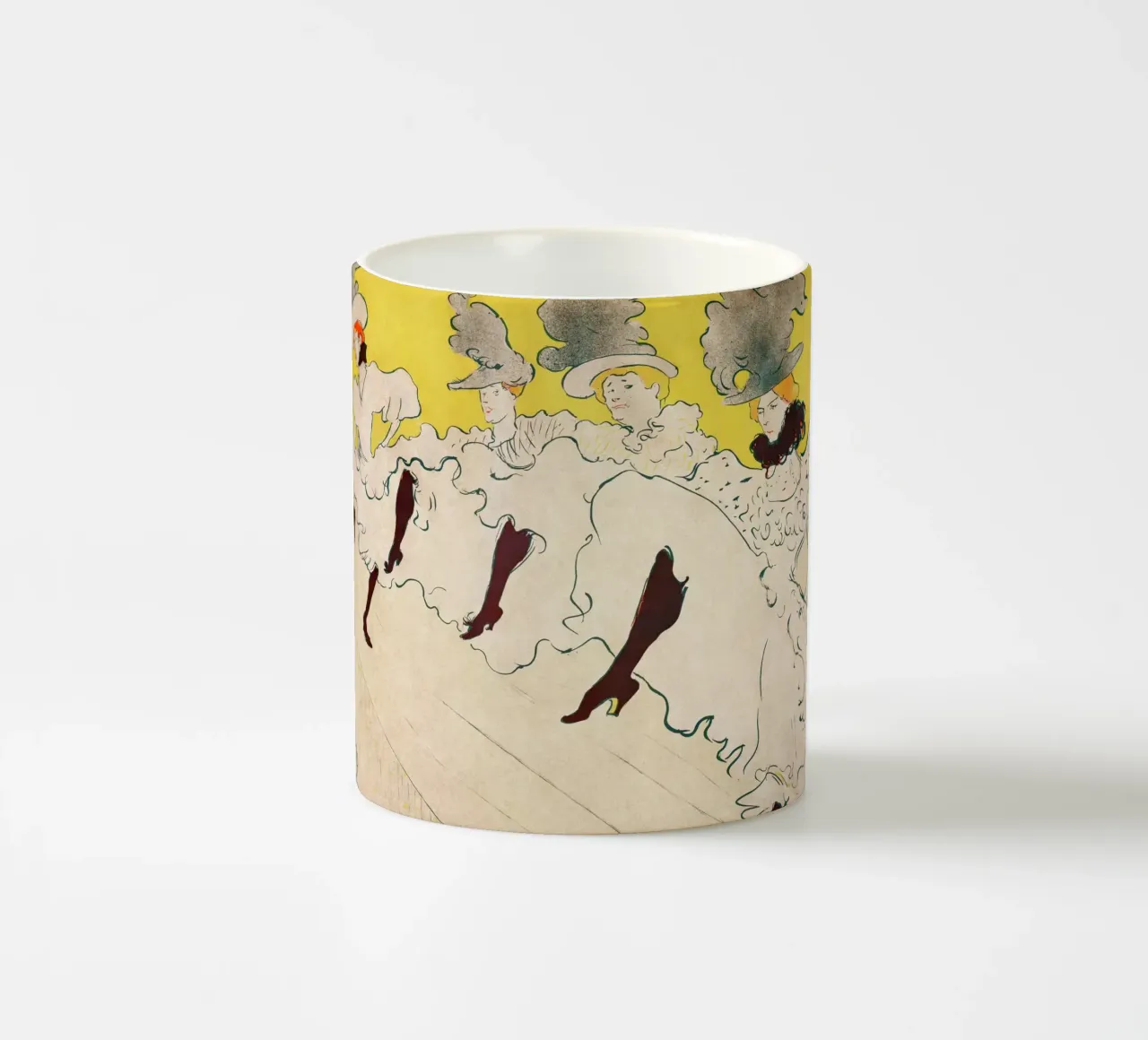 Toulouse-Lautrec Dancers | Art Nouveau Poster Print tazza in ceramica da NorwesClub
