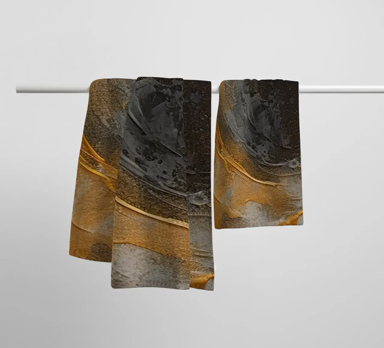 Tempesta d'oro asciugamano da bagno da Imagine