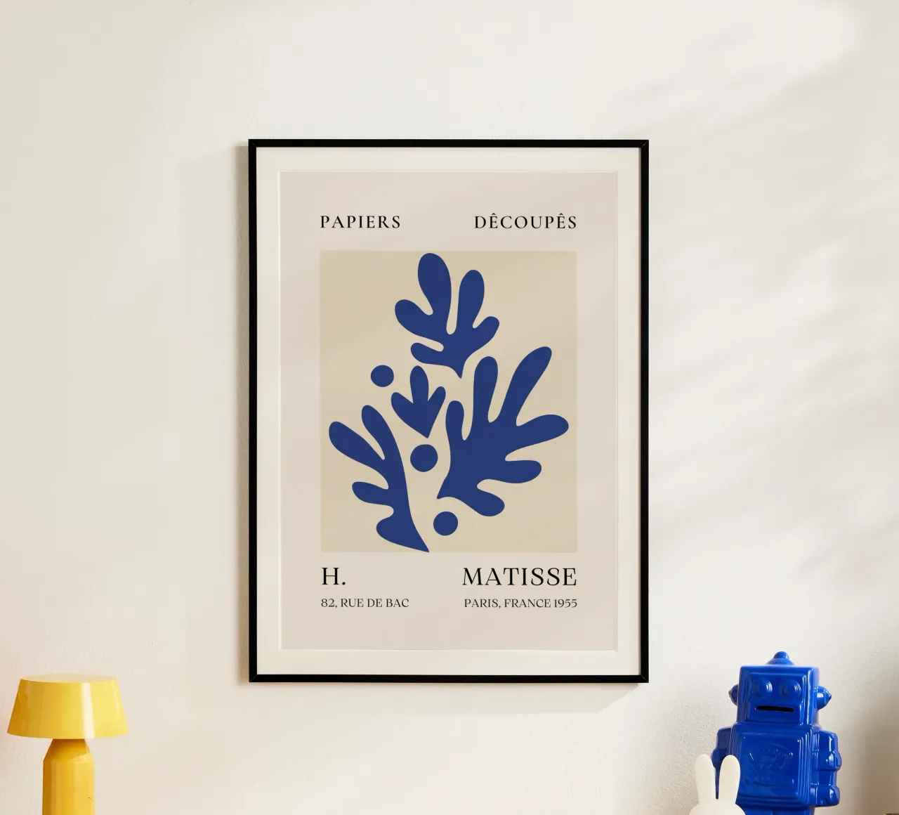Poster Matisse Blue Papiers Découpés 1955 poster da NorwesClub