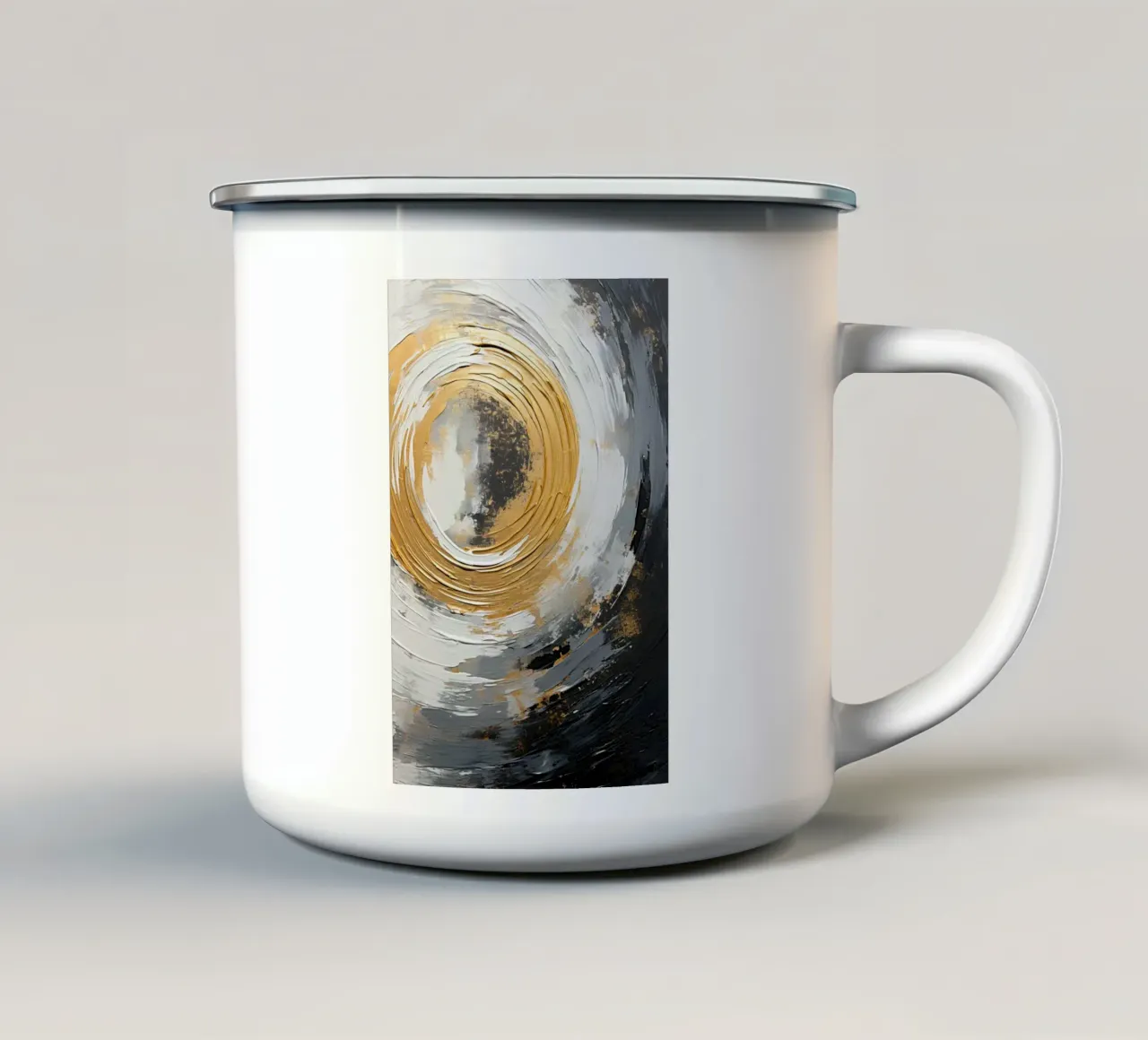 L'occhio d'oro tazza in smalto da Imagine