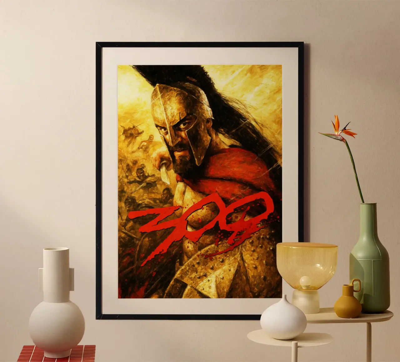 trecento ridipingere immaginazione acquerello arte design poster con telaio in legno da SIQAYA