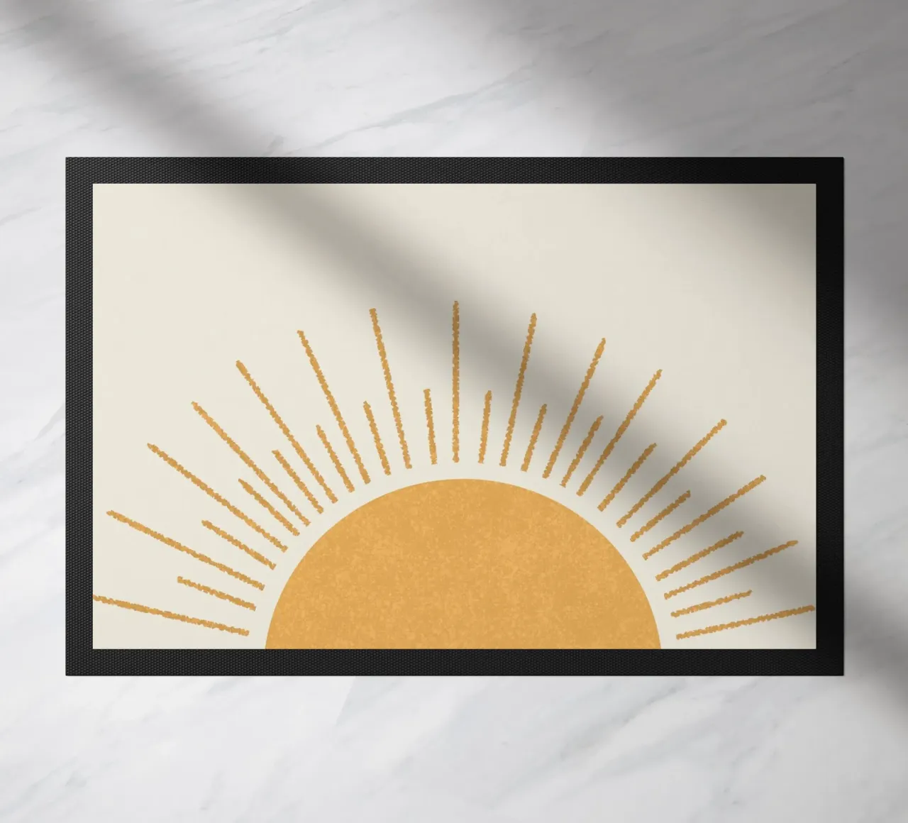 Sunshine Everywhere doormat by MoonlightPrint