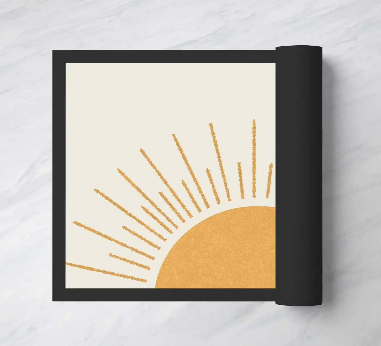 Sunshine Everywhere doormat by MoonlightPrint