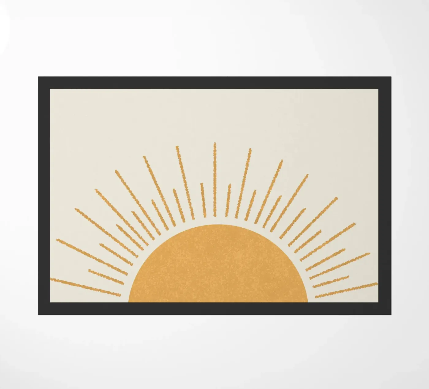 Sunshine Everywhere doormat by MoonlightPrint