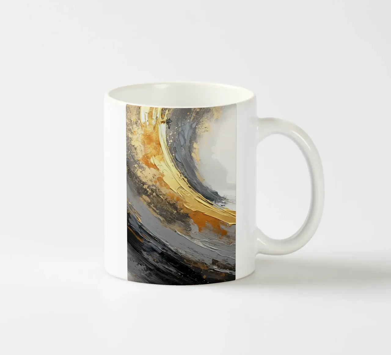 Grigio e oro tazza in ceramica da Imagine