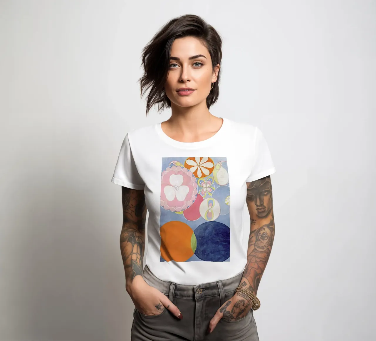 Hilma af Klint - Childhood, No. 2 III t-shirt da donna da Vintage by JUNIQE