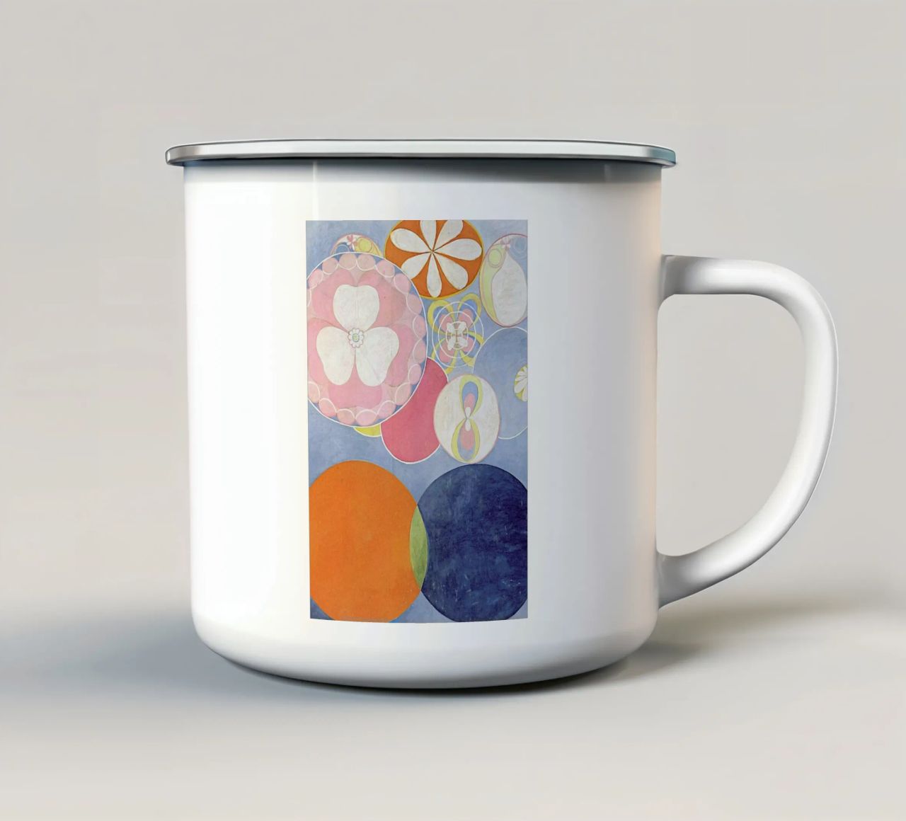 Hilma af Klint - Childhood, No. 2 III tazza in smalto da Vintage by JUNIQE