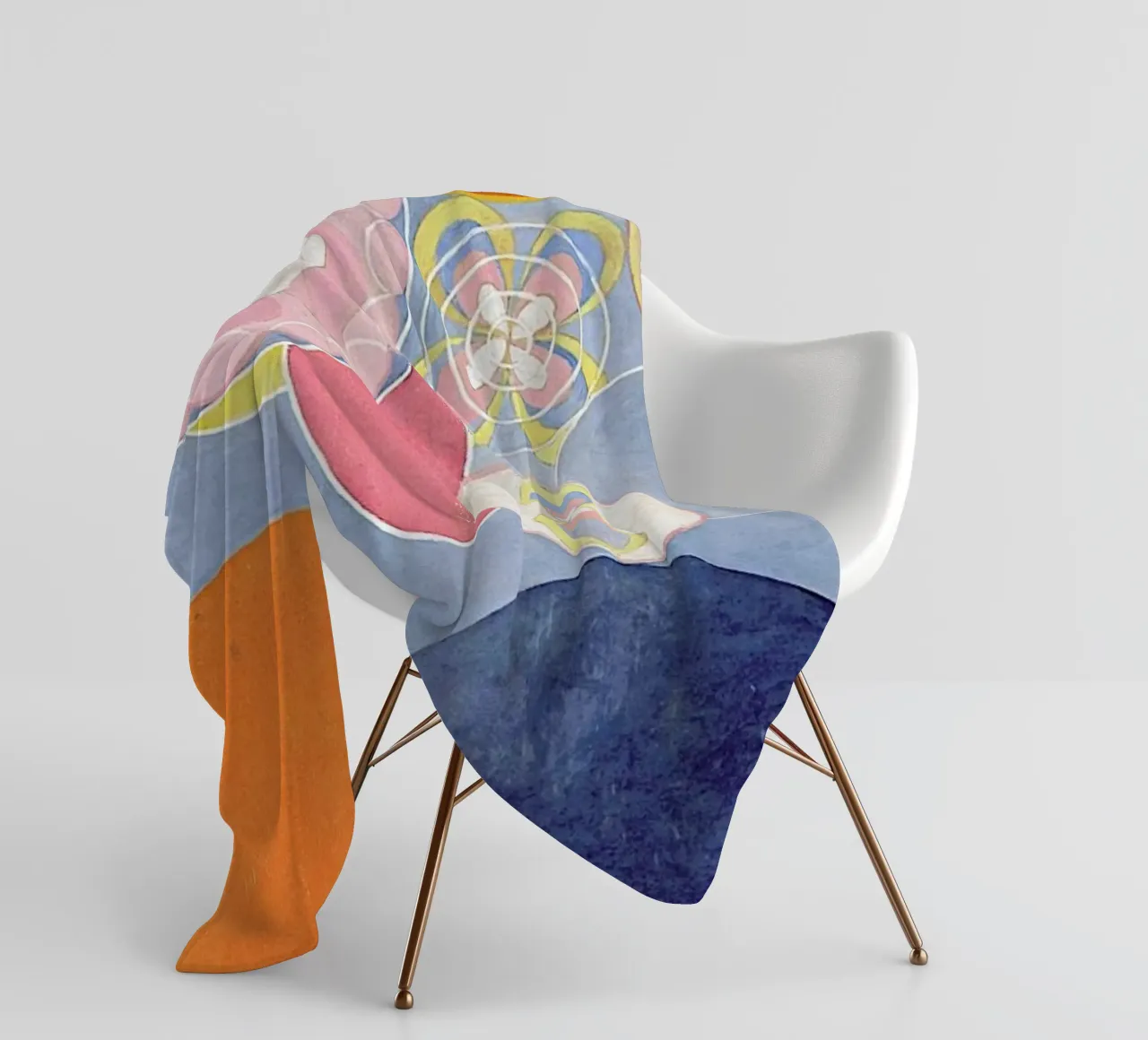Hilma af Klint - Childhood, No. 2 III coperta in pile da Vintage by JUNIQE