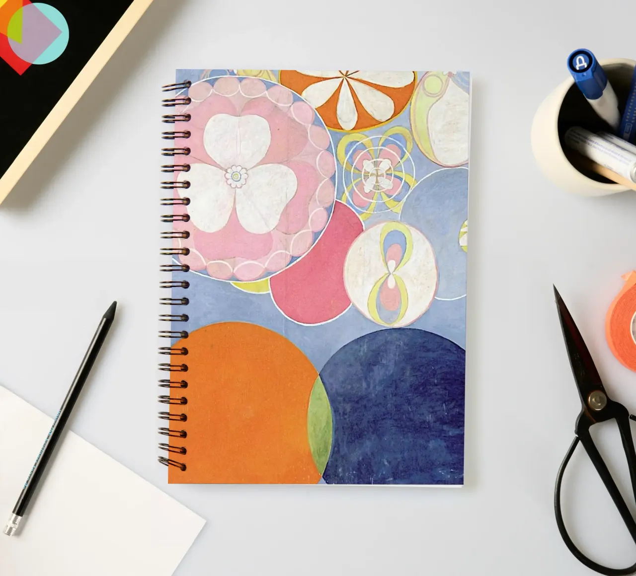 Hilma af Klint - Childhood, No. 2 III spiral notebook by Vintage by JUNIQE
