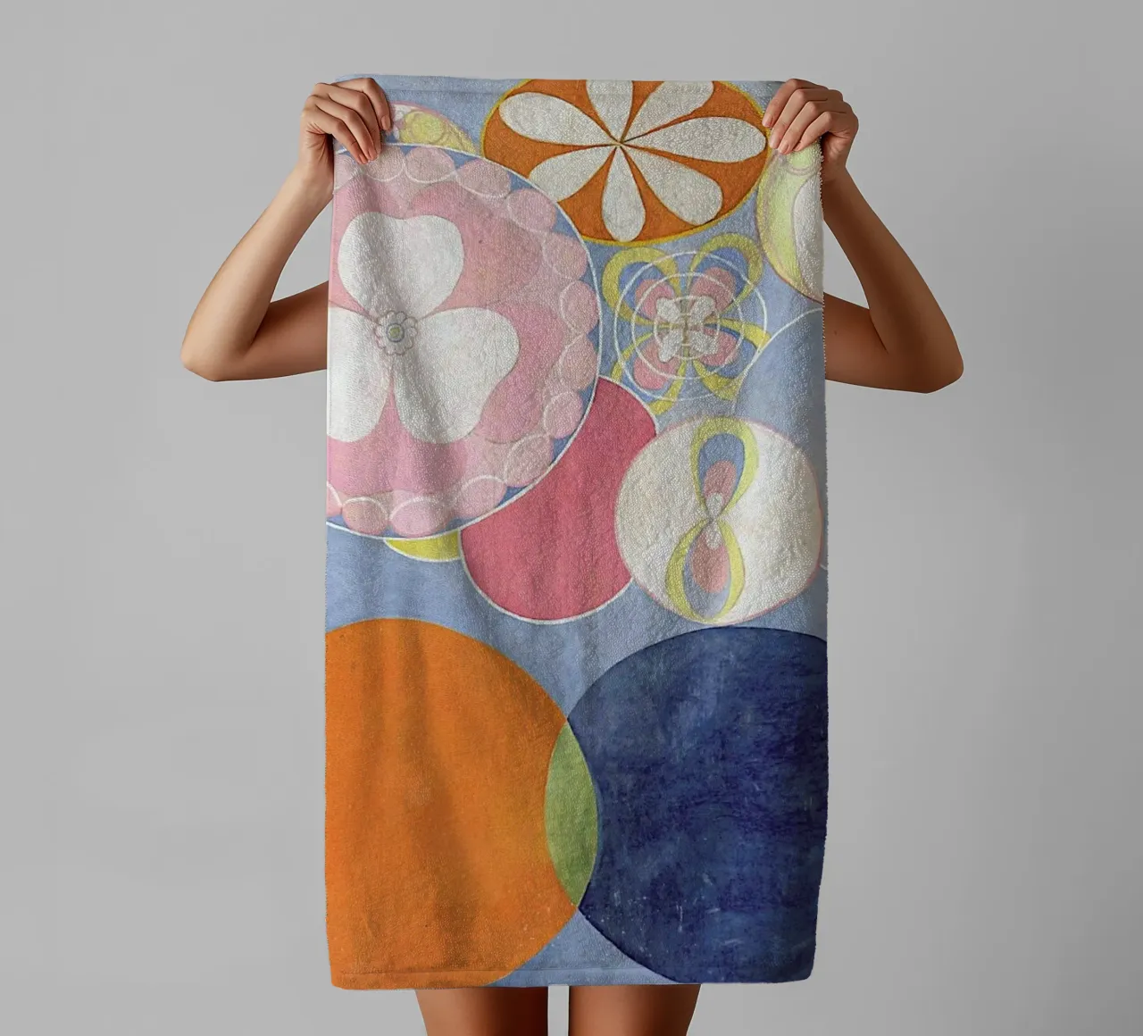 Hilma af Klint - Childhood, No. 2 III towel by Vintage by JUNIQE