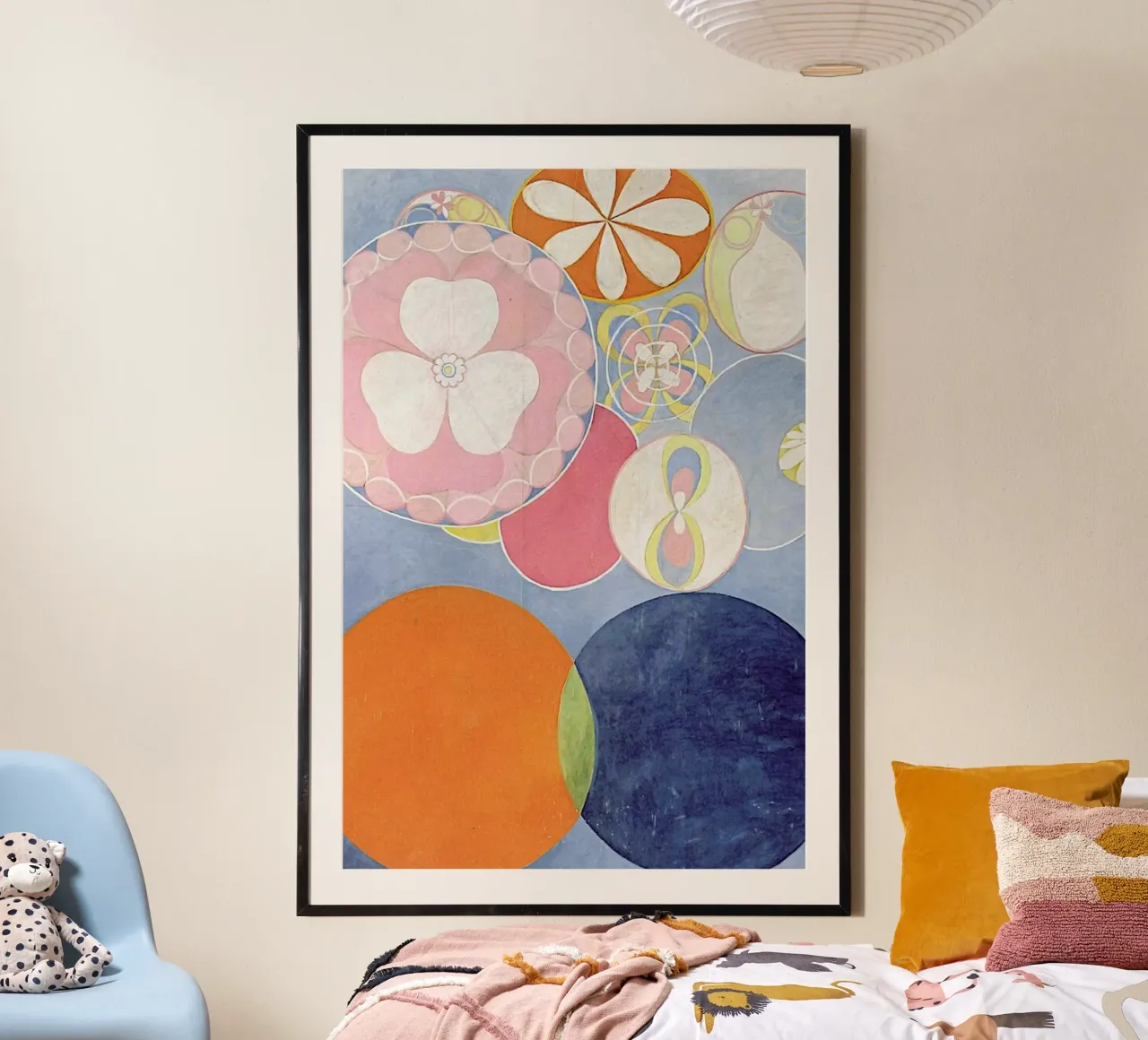 Hilma af Klint - Childhood, No. 2 III poster van Vintage by JUNIQE