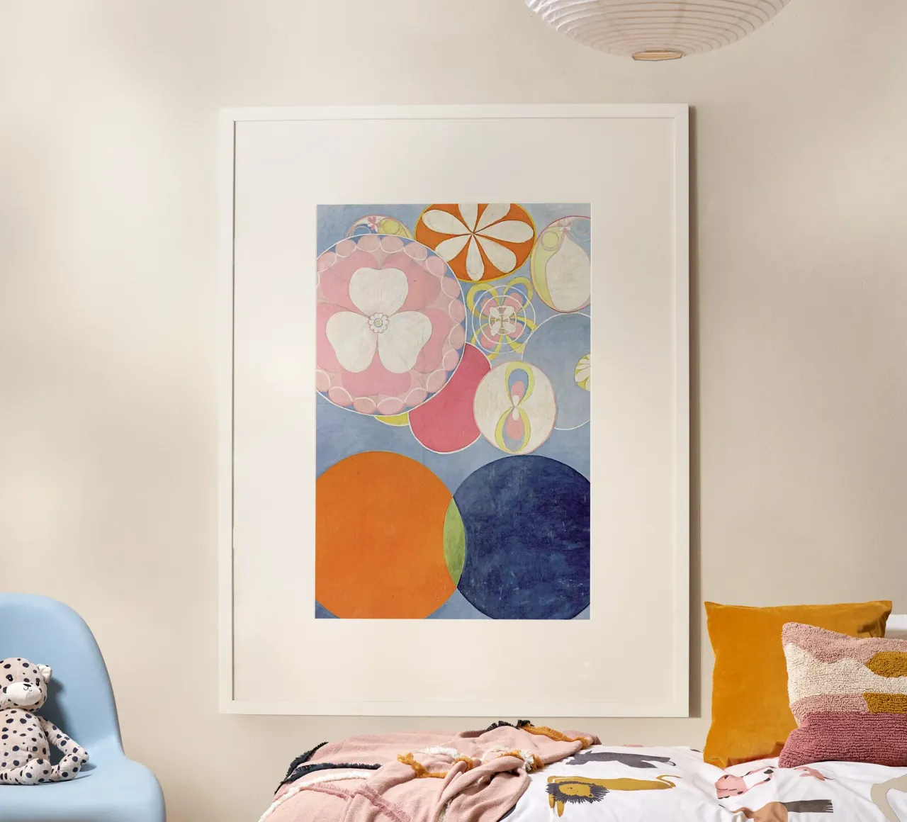 Hilma af Klint - Childhood, No. 2 III Poster mit Kunststoffrahmen von Vintage by JUNIQE