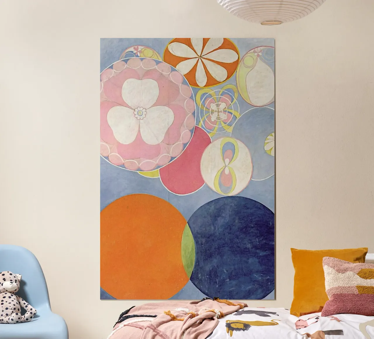 Hilma af Klint - Childhood, No. 2 III Poster mit Kunststoffrahmen von Vintage by JUNIQE