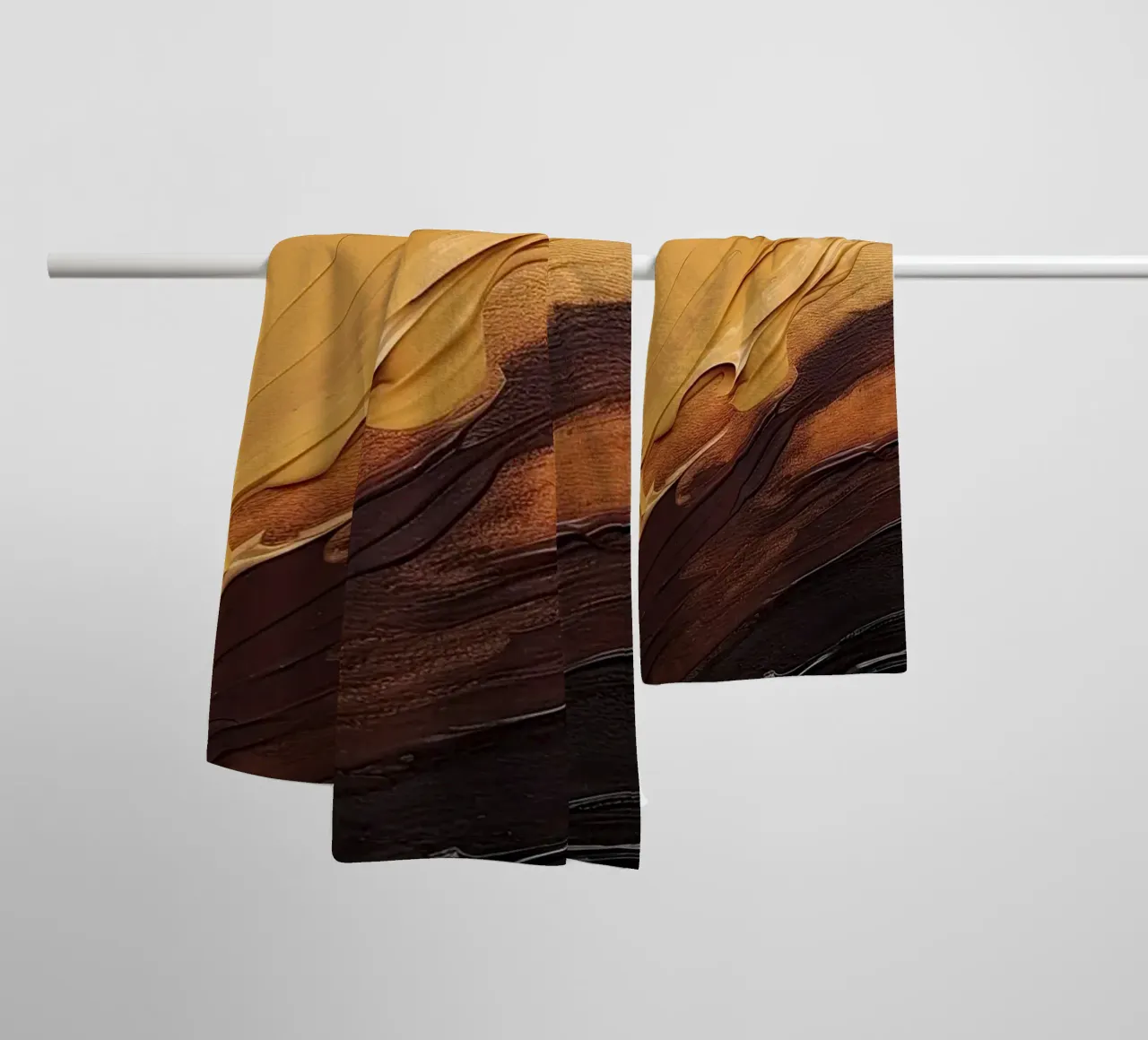 Abstract sweeping towel by Imagine