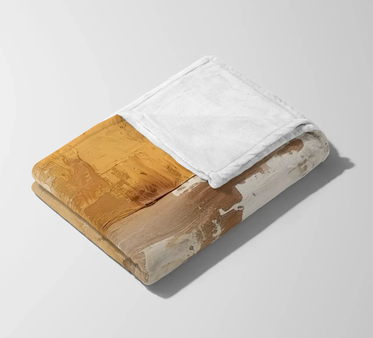 Bruin astratto coperta in pile da Imagine