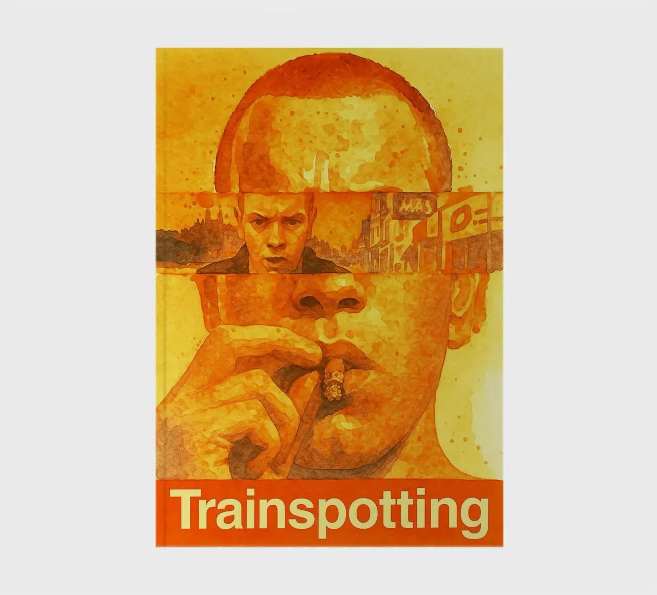 Trainspotting repainting imagination notebook by SIQAYA