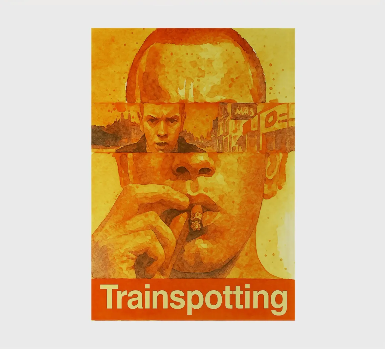 Trainspotting repainting imagination notebook by SIQAYA