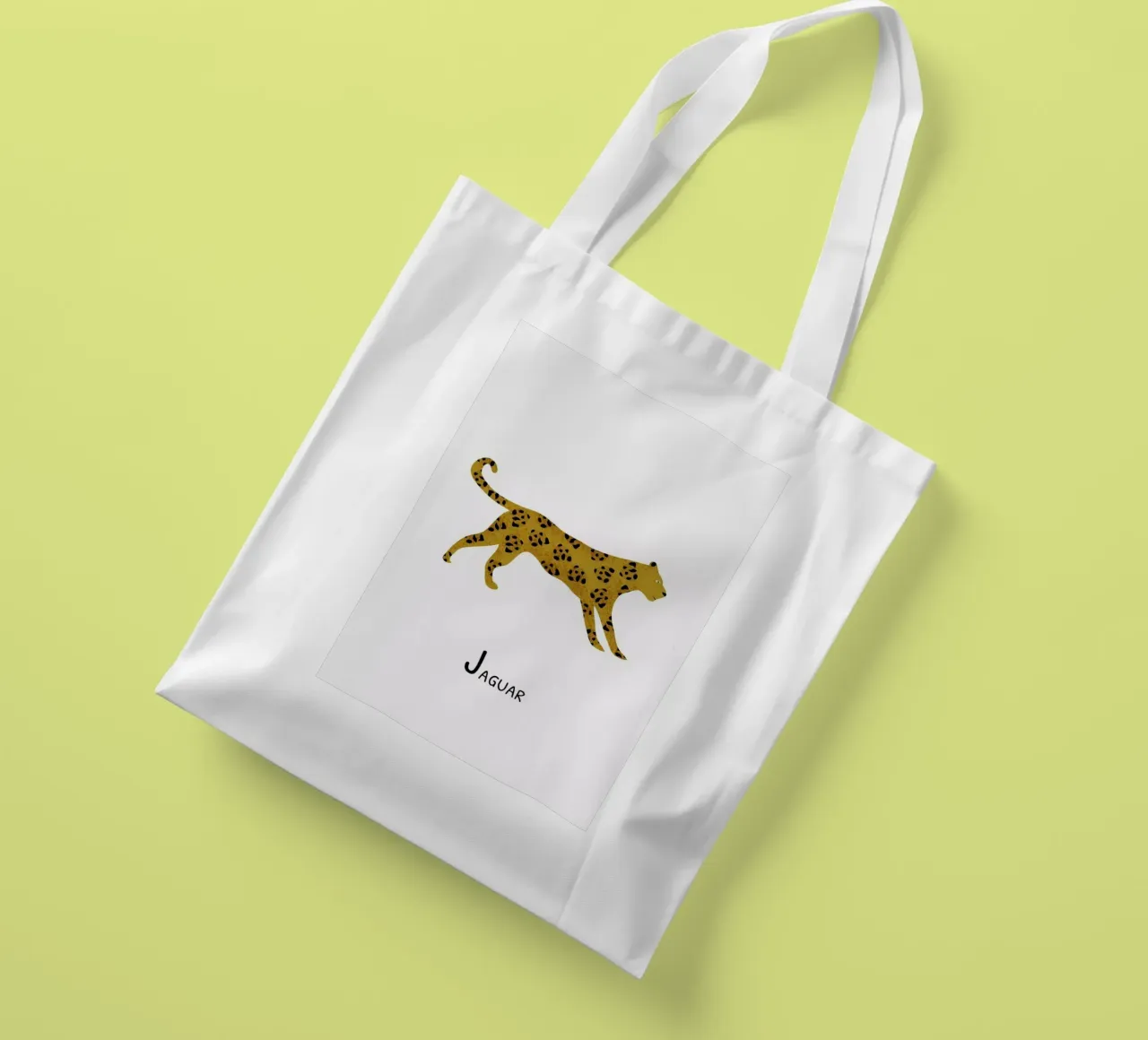 Jaguar tote bag by Little Flourishes