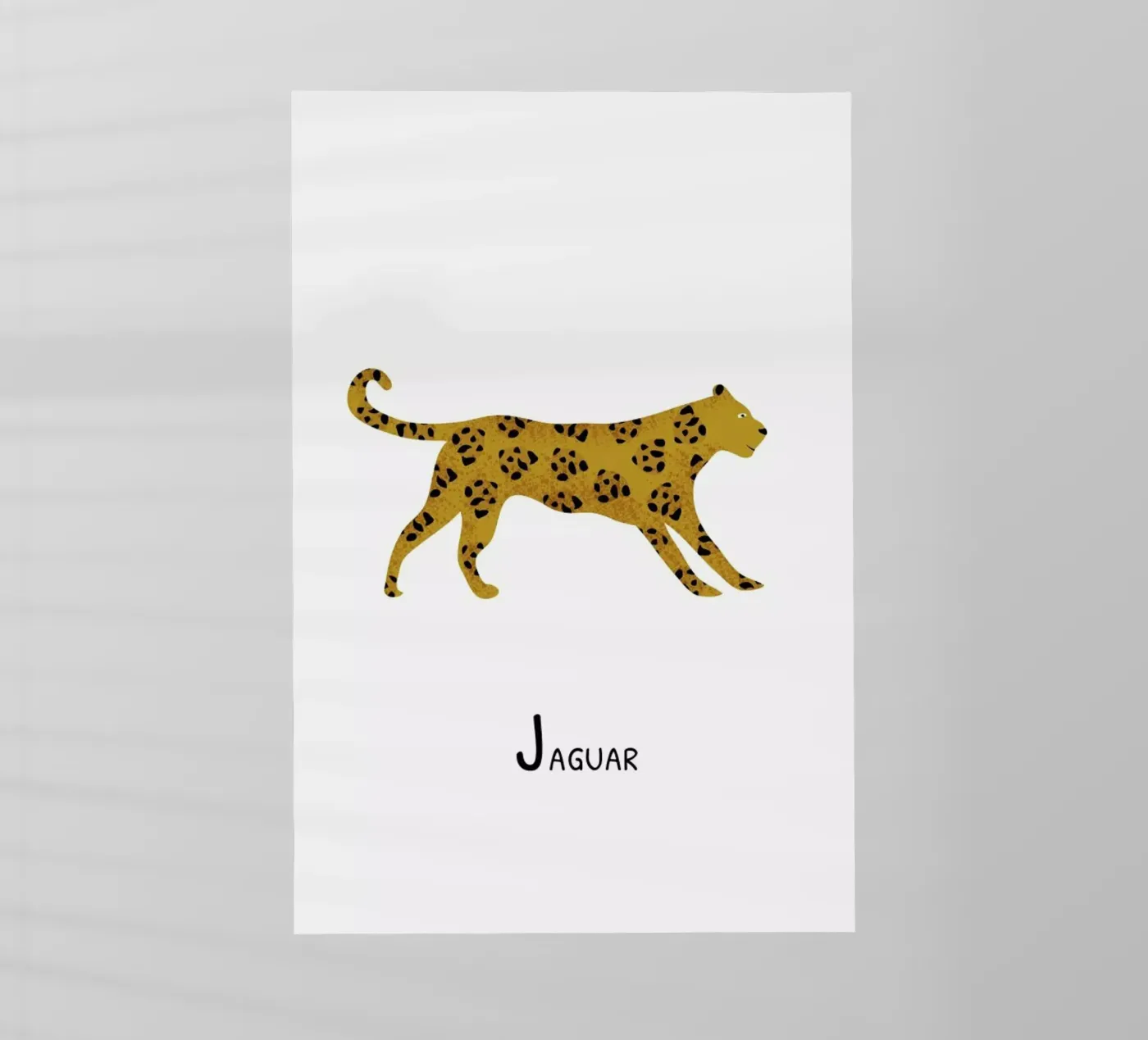 Jaguar pellicola backlit da Little Flourishes