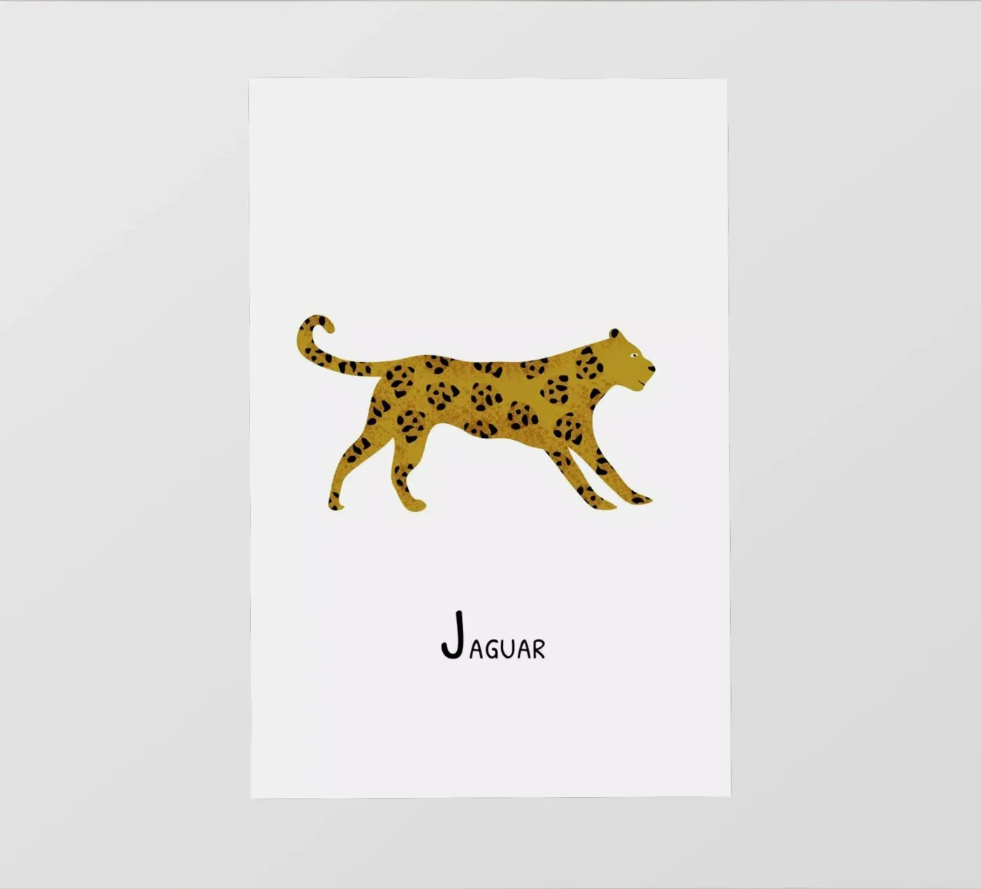 Jaguar pellicola backlit da Little Flourishes
