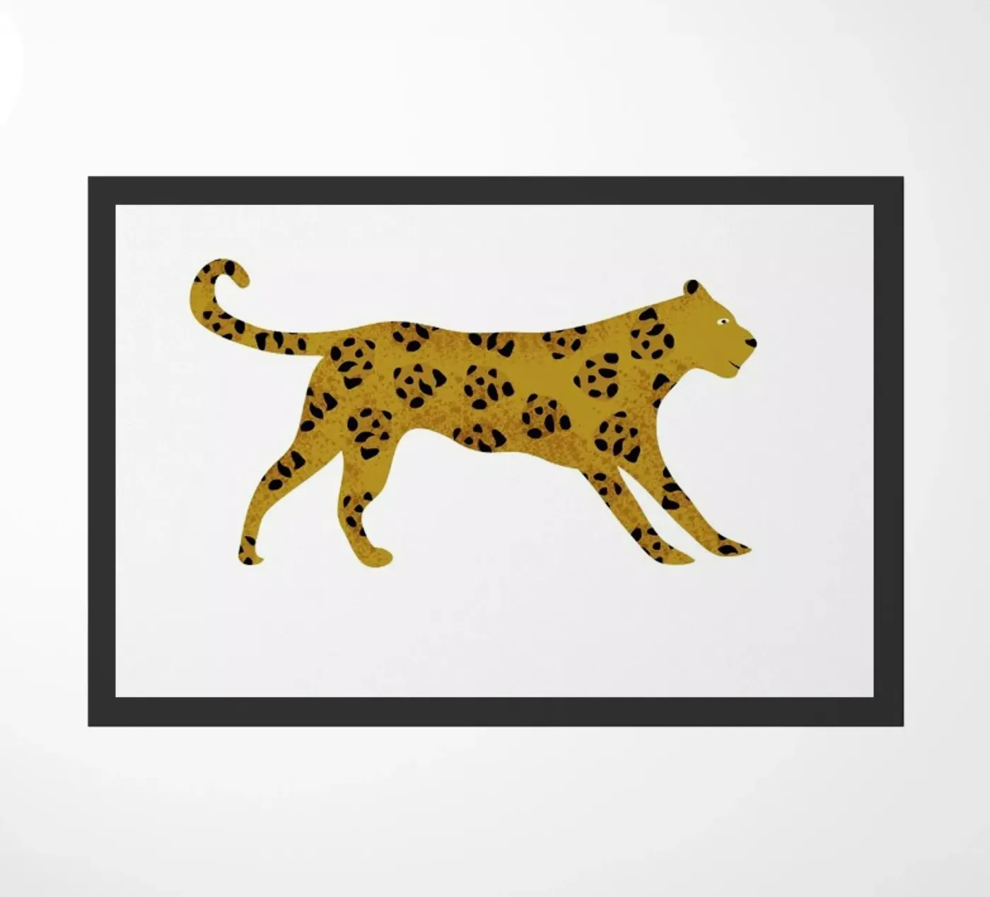 Jaguar deurmat van Little Flourishes