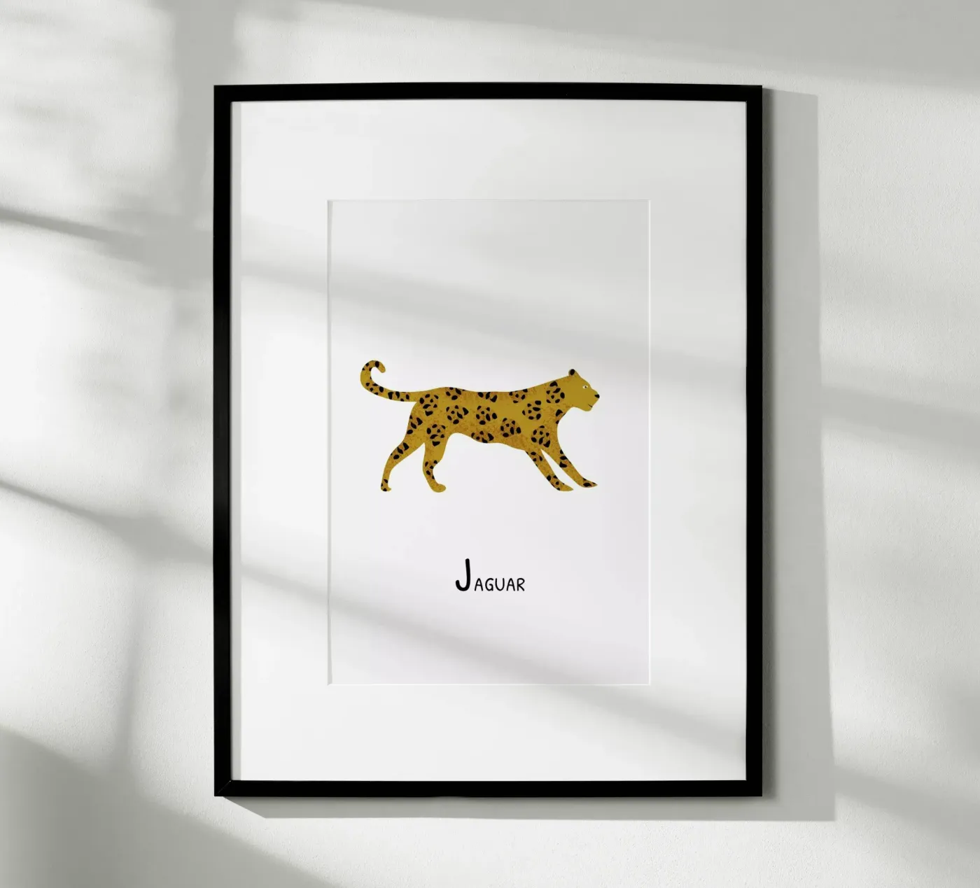 Jaguar Poster von Little Flourishes