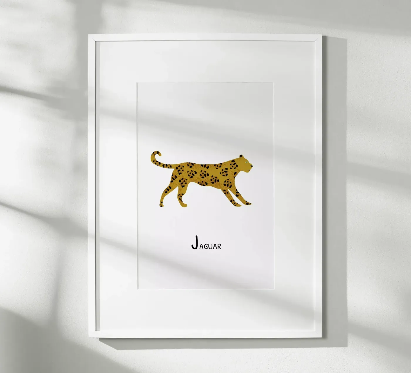 Jaguar Poster von Little Flourishes