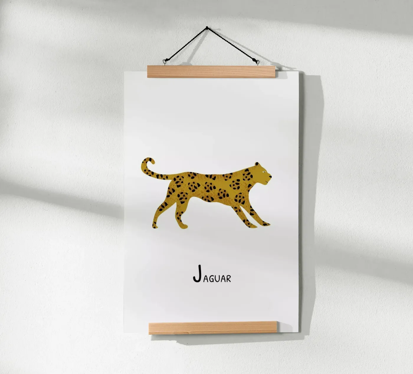Jaguar Poster von Little Flourishes