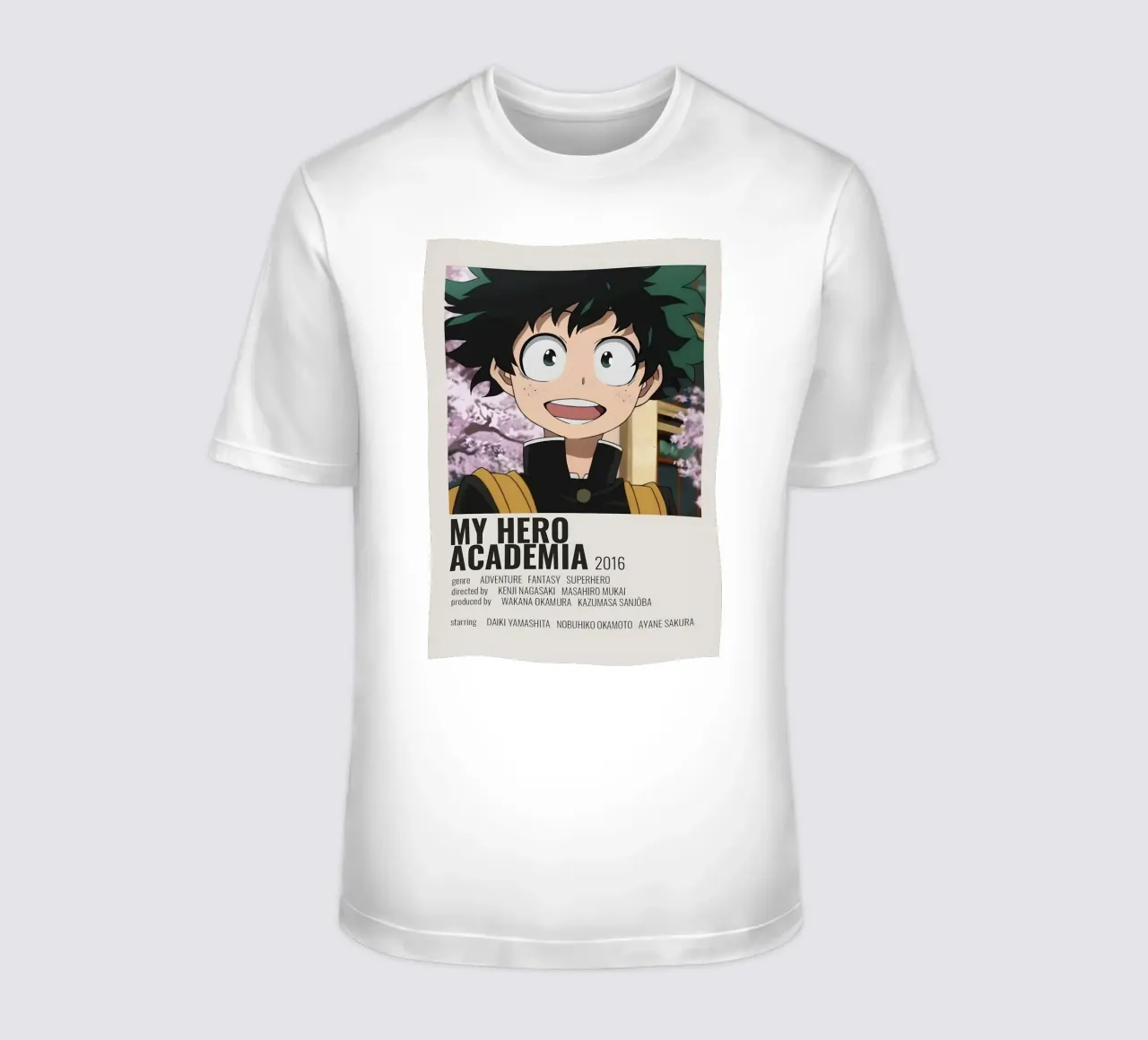 MY HERO ACADEMIA  2016 t-shirt da Totoya