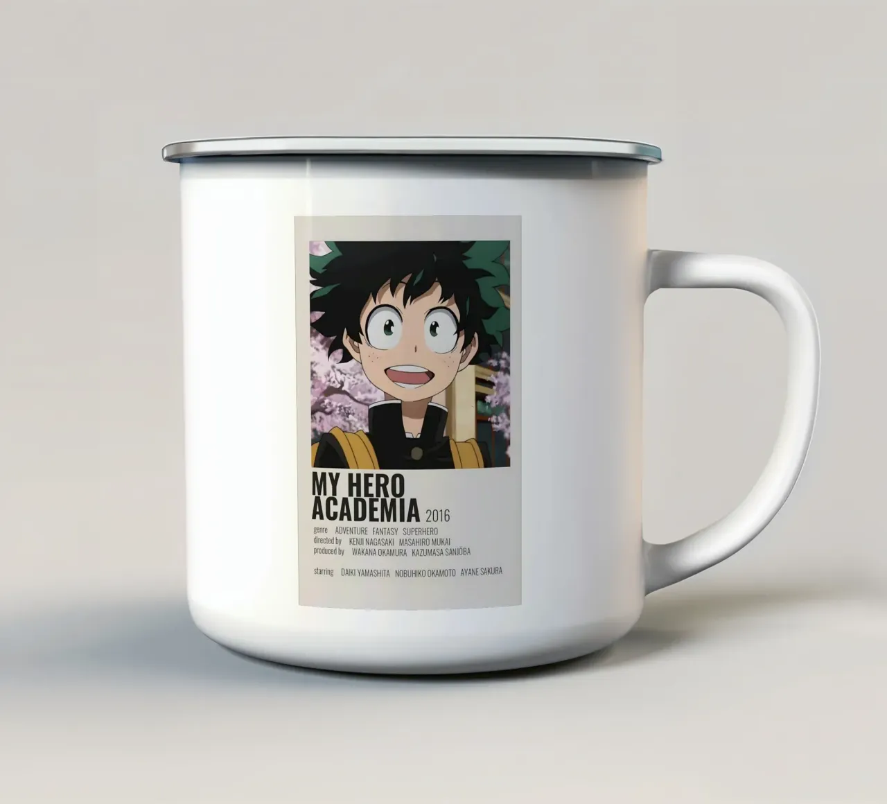 MY HERO ACADEMIA  2016 tazza in smalto da Totoya