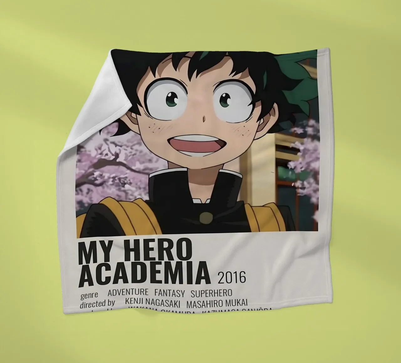 MY HERO ACADEMIA  2016 coperta in pile da Totoya
