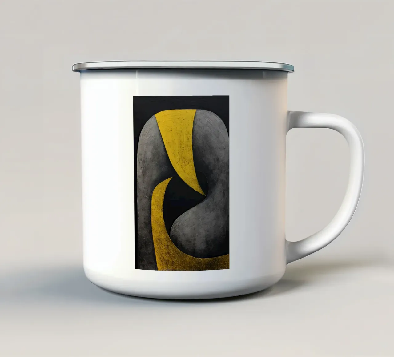 Oro Nero tazza in smalto da Imagine