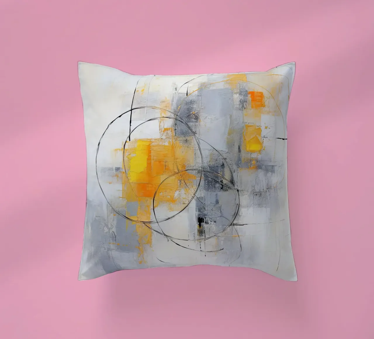 Abstracte circles decorative cushion by Imagine
