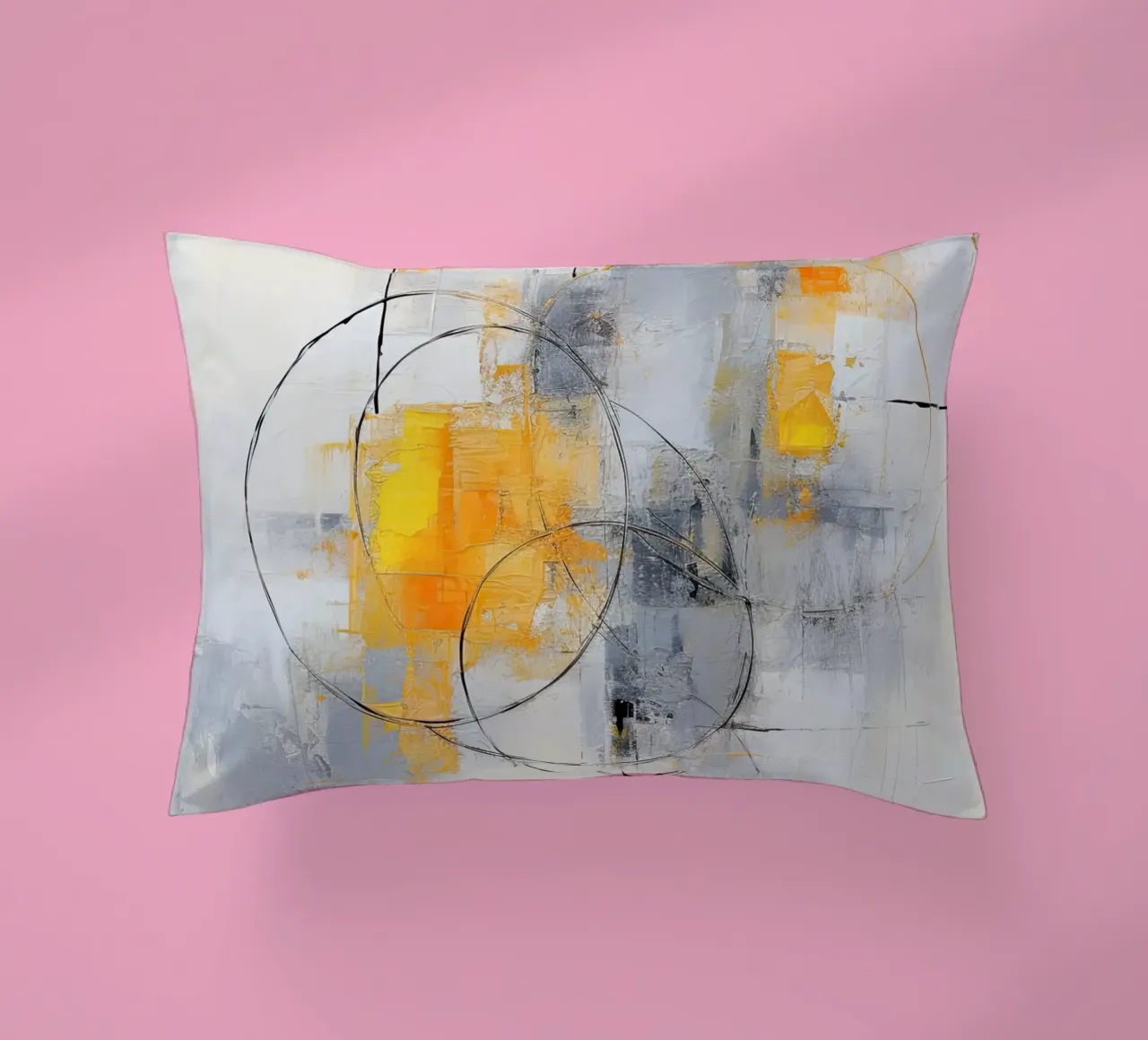 Abstracte circles decorative cushion by Imagine