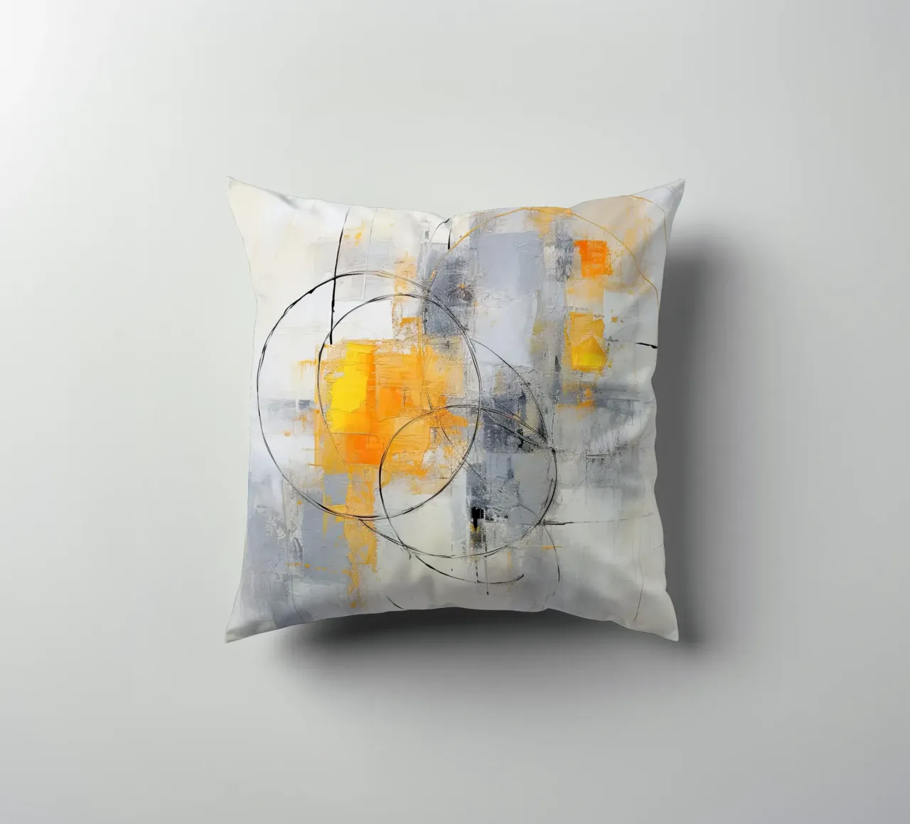 Abstracte circles decorative cushion by Imagine