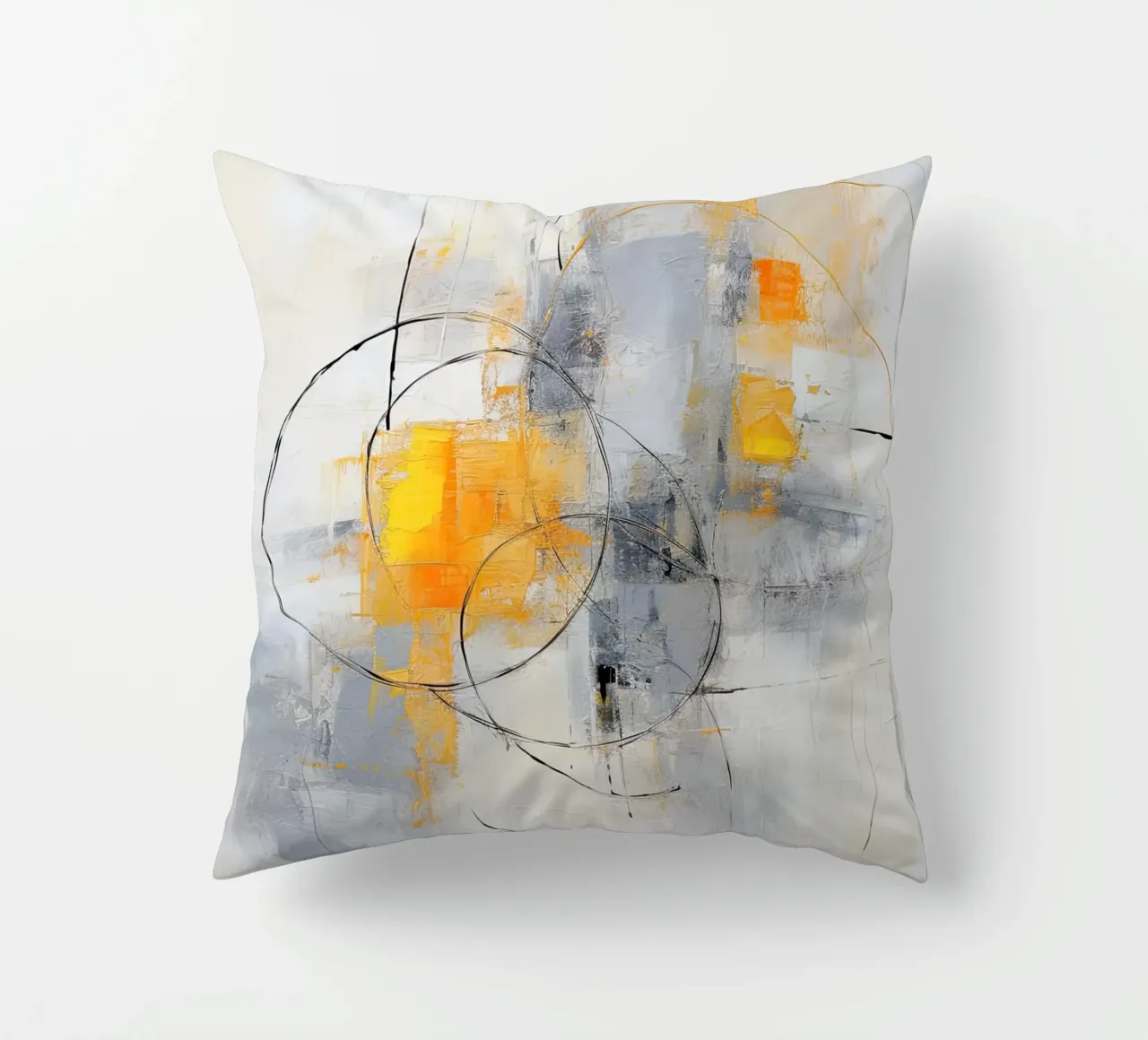 Abstracte circles decorative cushion by Imagine