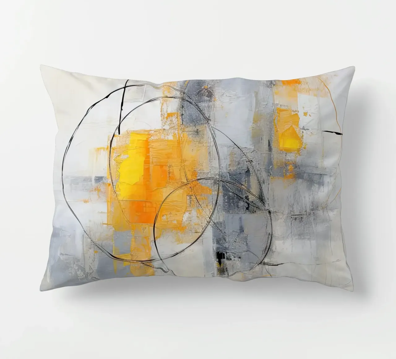 Abstracte circles decorative cushion by Imagine