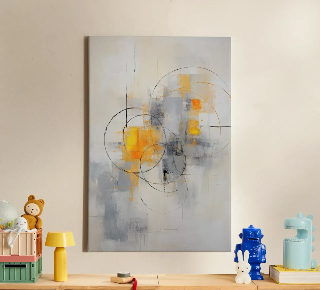 Abstracte circles canvas by Imagine