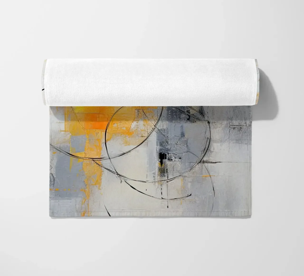 Abstracte circles beach towel by Imagine