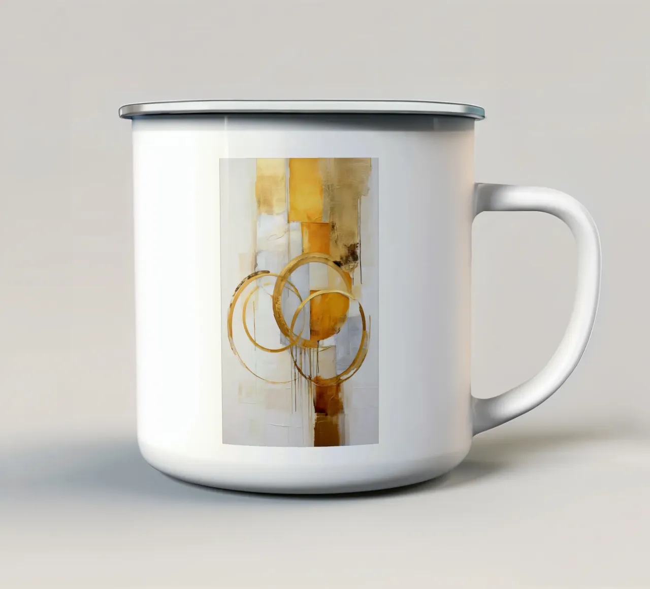 Cerchi d'oro tazza in smalto da Imagine