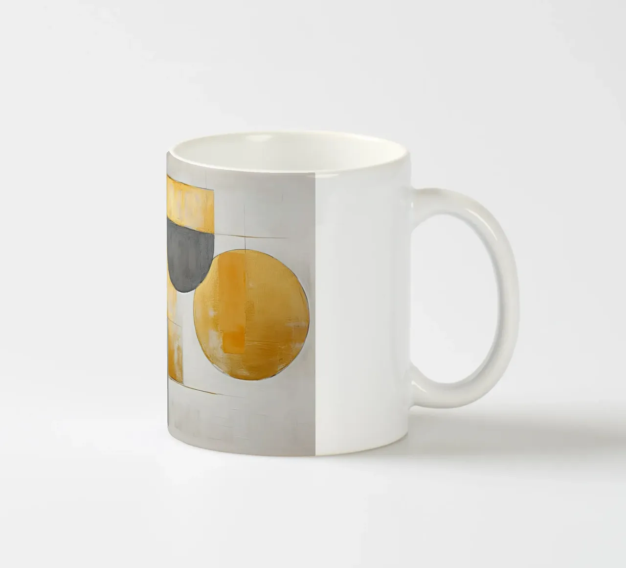 Abstrakte Grundformen Keramik Tasse von Imagine