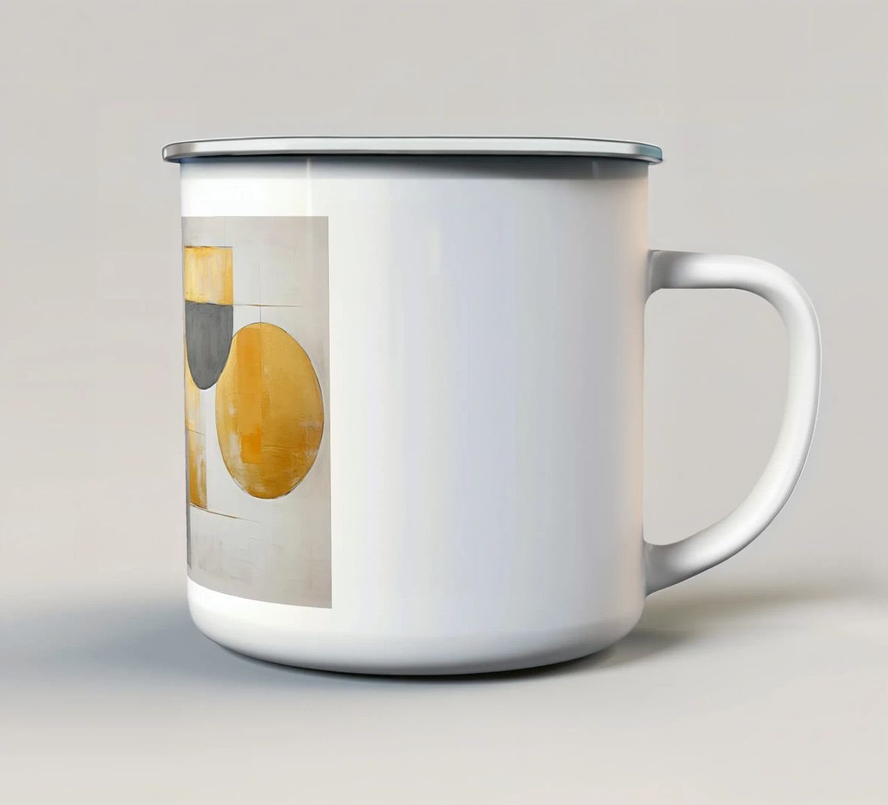 Forme astratte di base tazza in smalto da Imagine