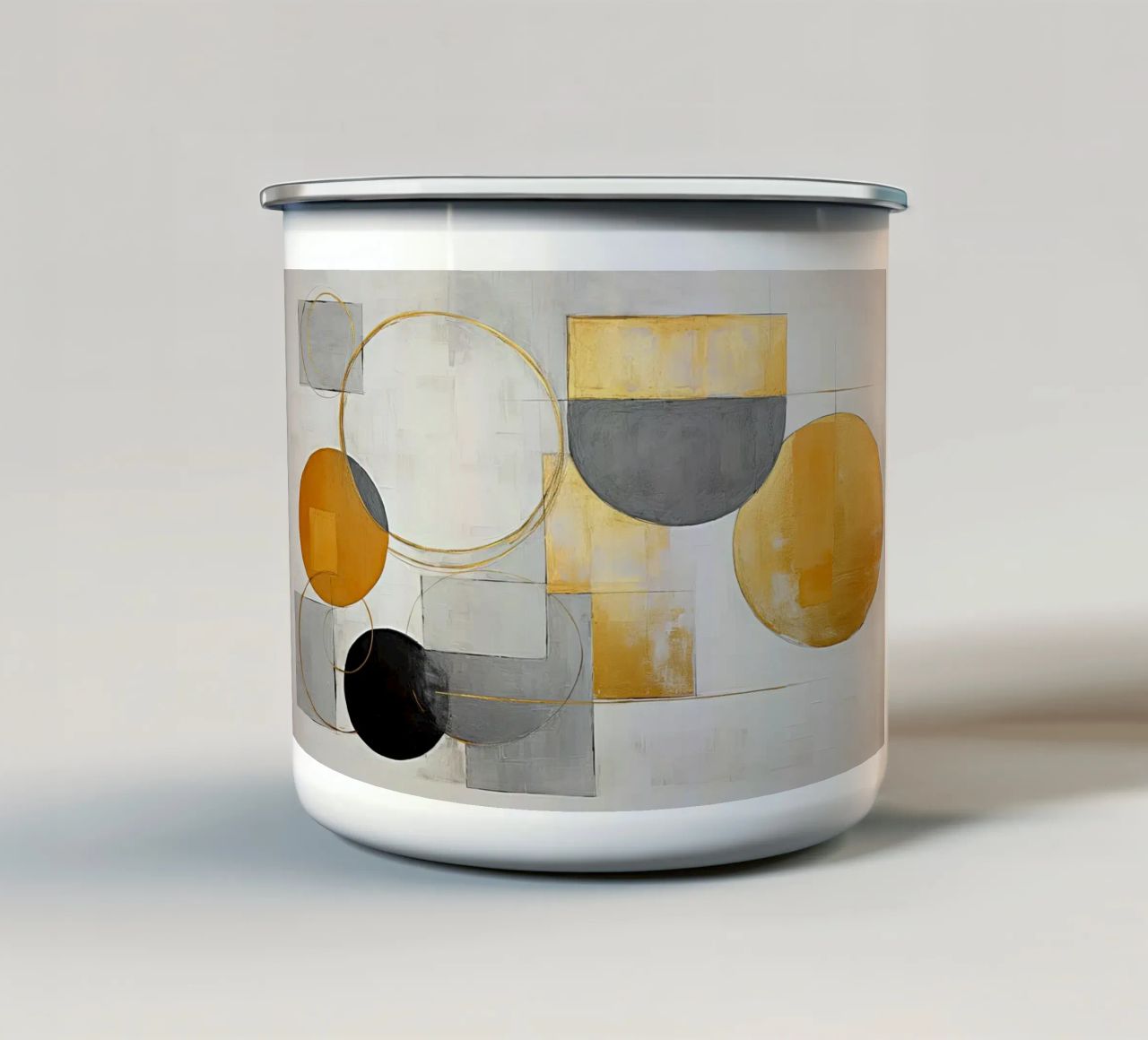 Forme astratte di base tazza in smalto da Imagine