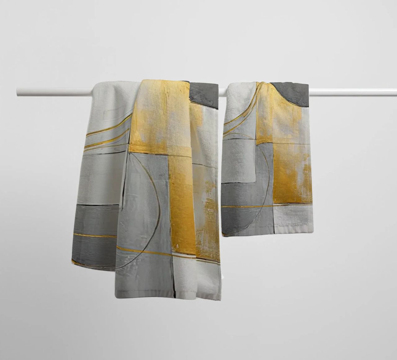 Abstract basic shapes towel by Imagine