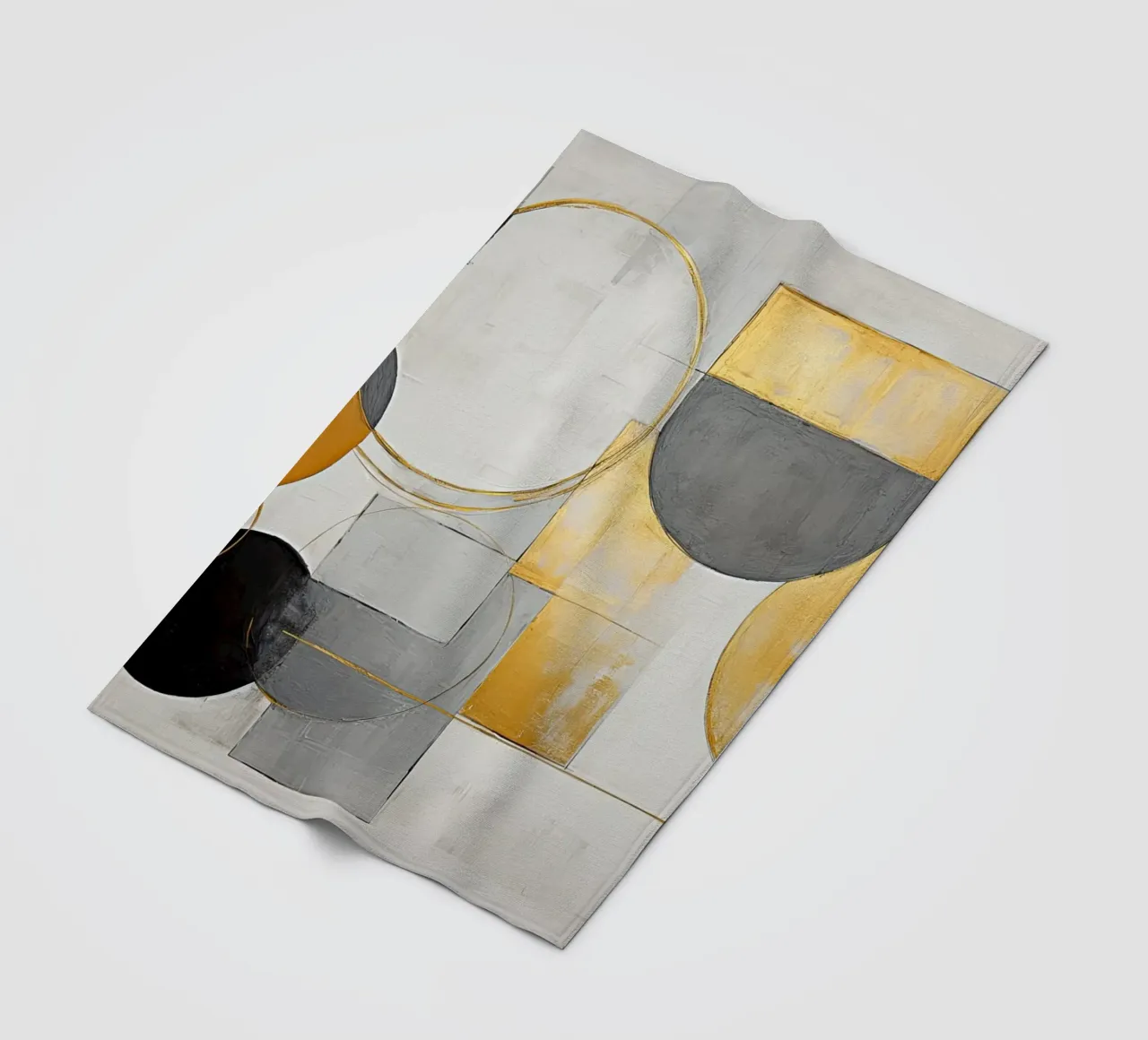 Forme astratte di base coperta in pile da Imagine