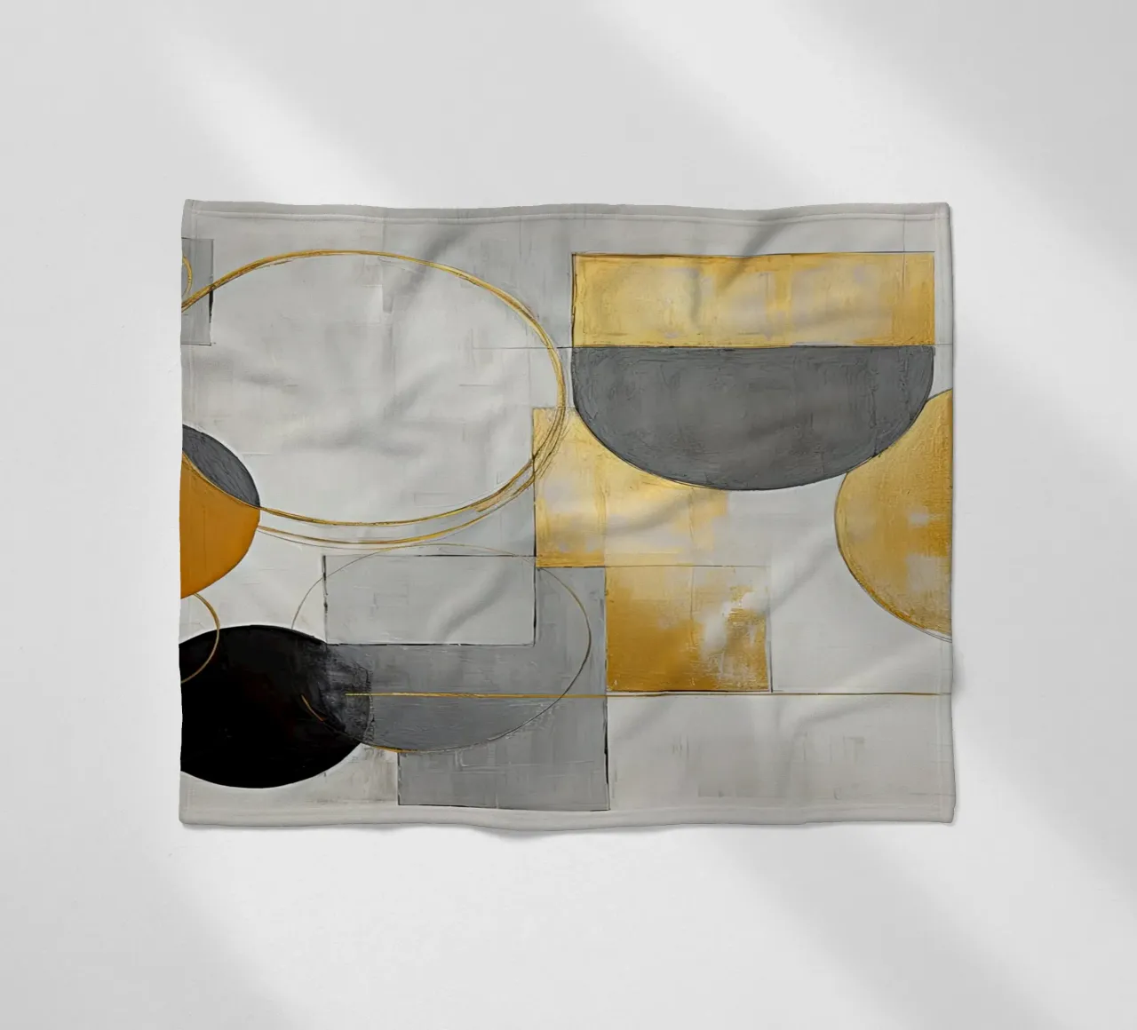 Forme astratte di base coperta in pile da Imagine