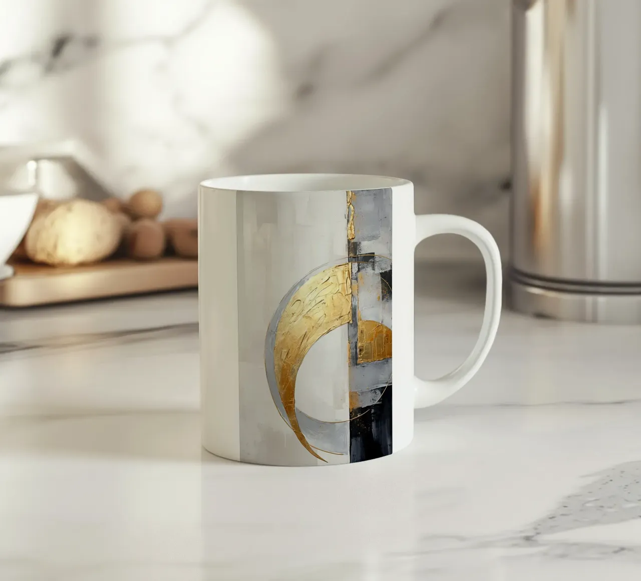 Oro e grigio tazza in ceramica da Imagine