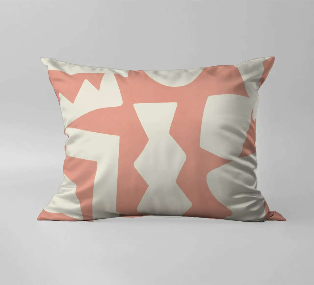 Forme grafiche astratte primitive - Blush Pink cuscino da MoonlightPrint